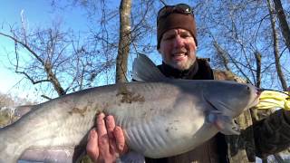 How to Catch Catfish from the Bank in Winter!