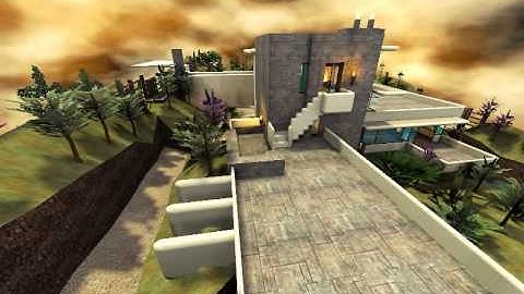 Frank Lloyd Wrights Falling Water - Quake III Arena