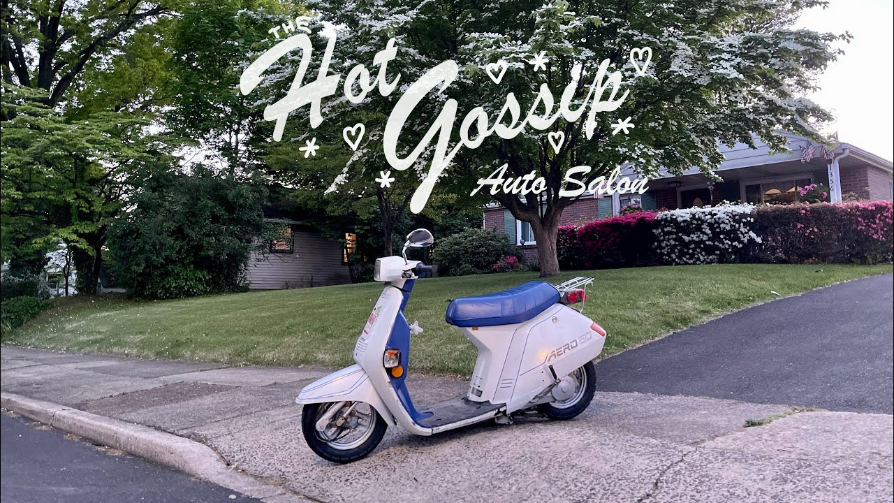 Lowering A 1986 Honda Aero 50Cc Scooter