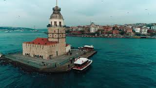 İstanbul Kız Kulesi Muhteşem 4K Drone Görüntüleri / Maiden's Tower Resimi