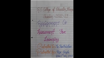 Evaluation | Types of Evaluation ||Assignment of Assessment for learning || B.Ed 2nd sem.