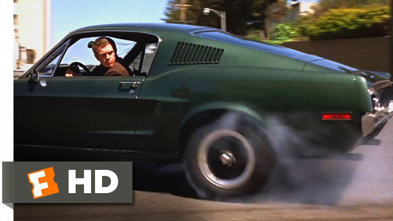 Bullitt 1968   San Francisco Car Chase Scene 410  Movieclips