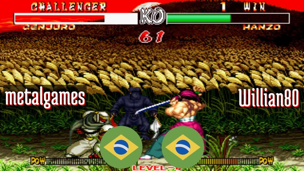 ArcadeSenseiLive, FightCade, Samurai Shodown 2, Samurai Shodown II, samsho,...