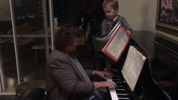 Ballade Pour Adeline Christina Hanley and grandson