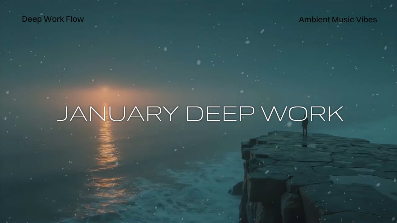 January Deep Work Music ❄️ Focus Flow Soundscape for Coding, Studying And Office Task