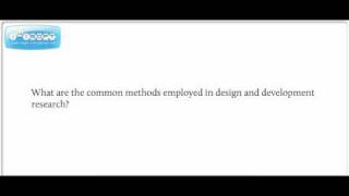 Design and Development Research Methodology 1