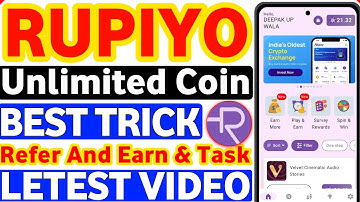 Rupiyo App Full Review:- 2025 | Rupiyo App Unlimited Coin Trick | How To Use Rupiyo App Full Guide |