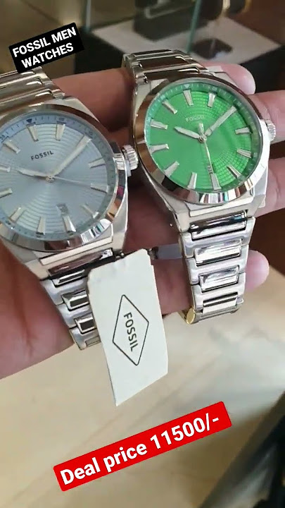 Fossil (Unboxing) Everett Steel Watch @UnboxWatches Men\'s FS5821 YouTube Stainless -