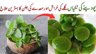 پودینے کی ٹکیاں Pudine Ki Recipe Mint Jachak Recipe Pudine Ki Tikiya Banane Ka Tarika