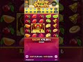 Seviyoruz bu oyunu yapıyoruz bu sporu juicy fruits slot #juicyfruits #slot