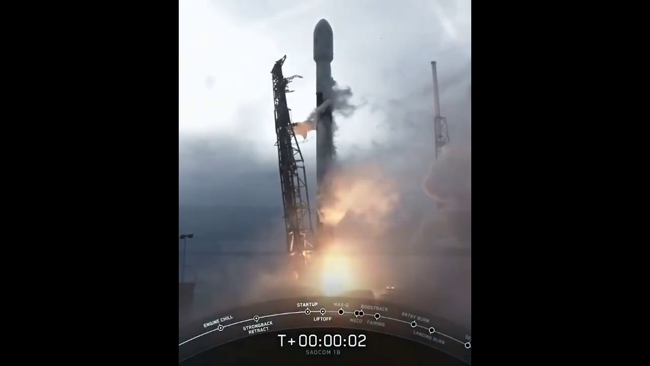 Lanzamiento del satélite argentino Saocom 1B