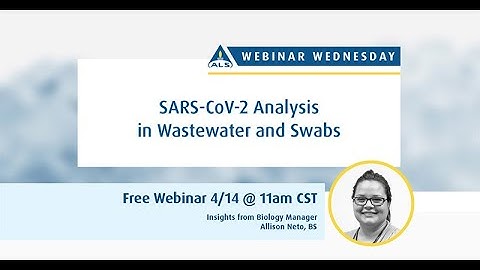 4-14 SARS-CoV-2 Analysis in Wastewater and Swabs