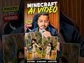 Trending Minecraft Ai Reels Video Editing | Ai Video Editing | Minecraft Style Ai Video Kaise Banaye