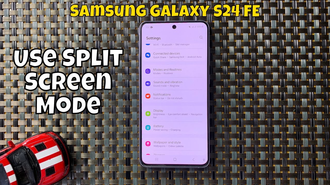 How To Use Split Screen Mode On Samsung Galaxy S24 FE - YouTube