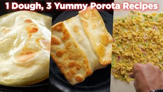 How To Make Porota 3 Ways