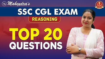 Top 20 Questions | Reasoning | By Samashti Mahendras | SSC CGL | 9:45 am