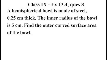 Class 9 Maths | Chapter 13 | Exercise 13.4 Q8 | Surface Areas And Volumes | class 9 ex 13.4 ques 8