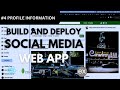 Build A Full Stack Social Media App  | #4 Displaying Profile Information