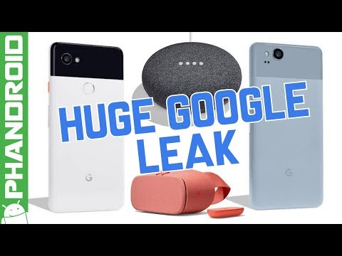 Pixel 2 XL, Pixel 2, and Google Home Mini get leaked