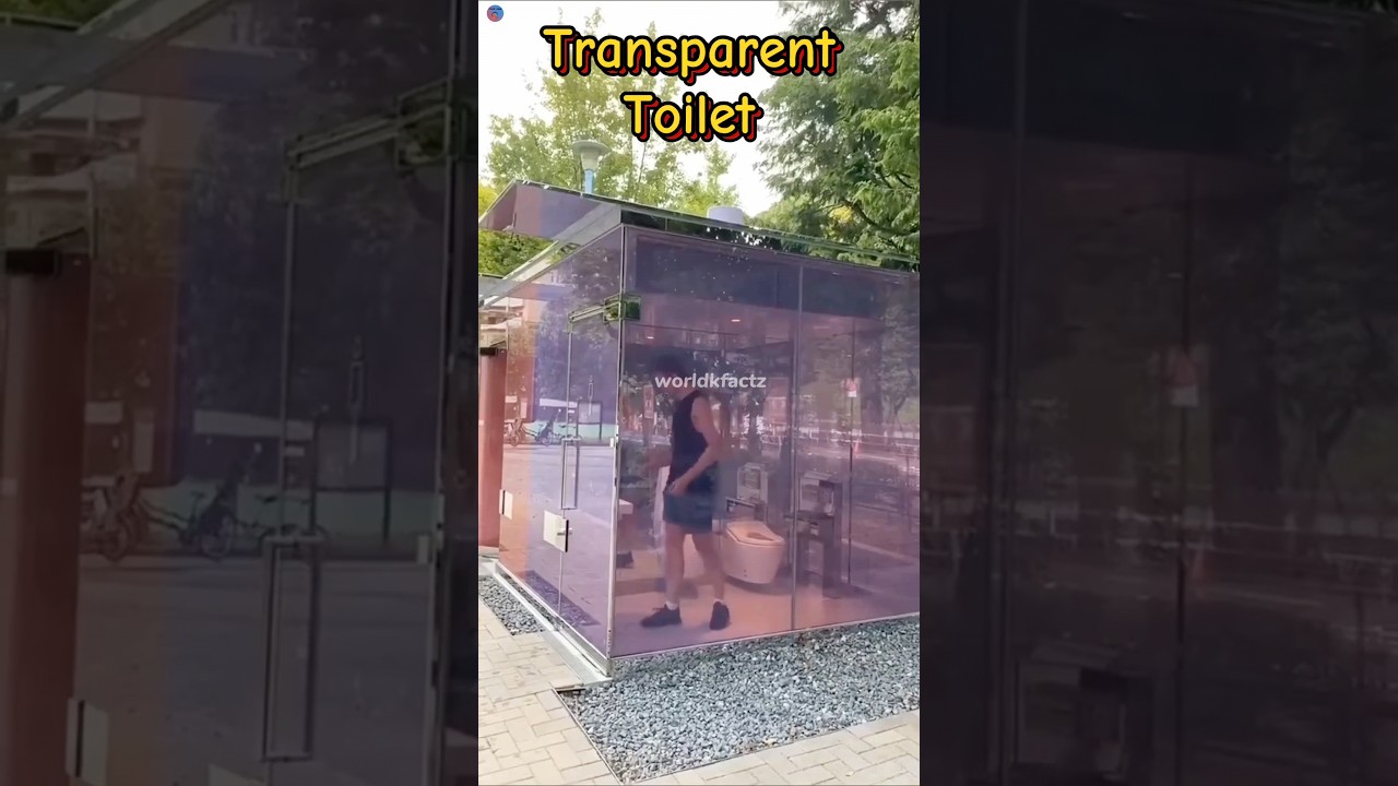 Japan Transparent Toilets In Public 