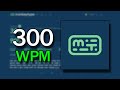 Breaking the 300 wpm barrier wr  monkeytype 15s