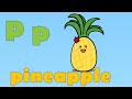 A happy pineapple phonics song  kiddiezone