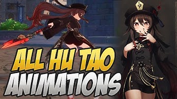 SHE LOOKS SO FIRE! All Hu Tao