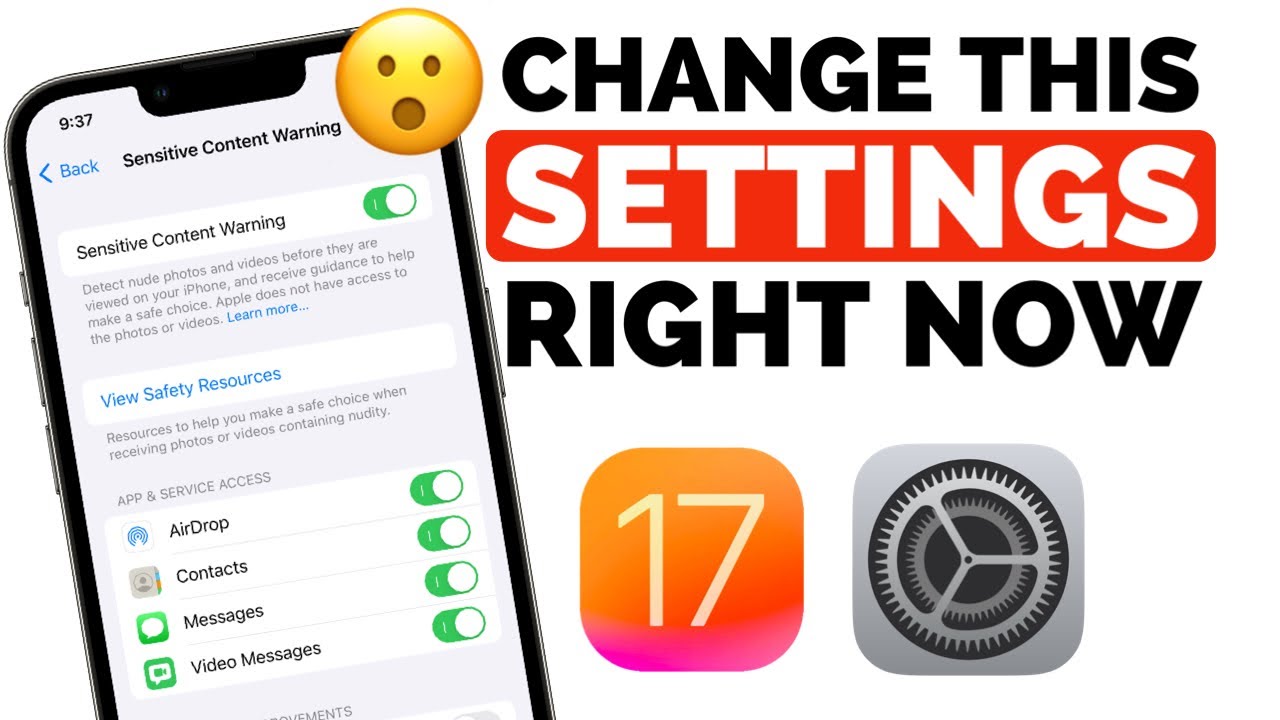 iOS 17 - Settings You Need to Change Right Now | iOS 17 New Settings ...