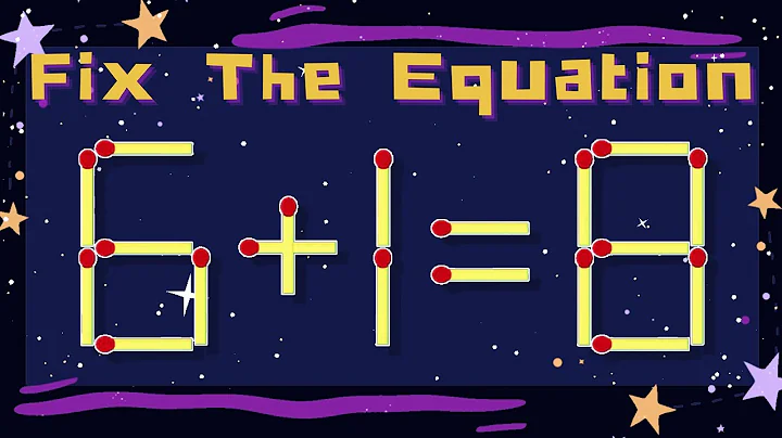 Only A GENIUS Can Fix These Equations By Moving only 1 Stick 🧠 #braingames #puzzles