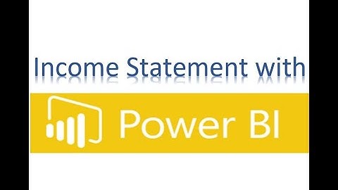 Power BI Income Statement | Financial Reporting Example | PL | Profit Loss Statement