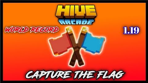 CAPTURE THE FLAG🚩WORLD RECORD  1.19 // MINECRAFT POCKET EDITION // #hive #worldrecord #minecraft
