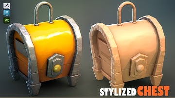 Autodesk Maya 2025, Zbrush, Painter - Stylized Treasure Chest