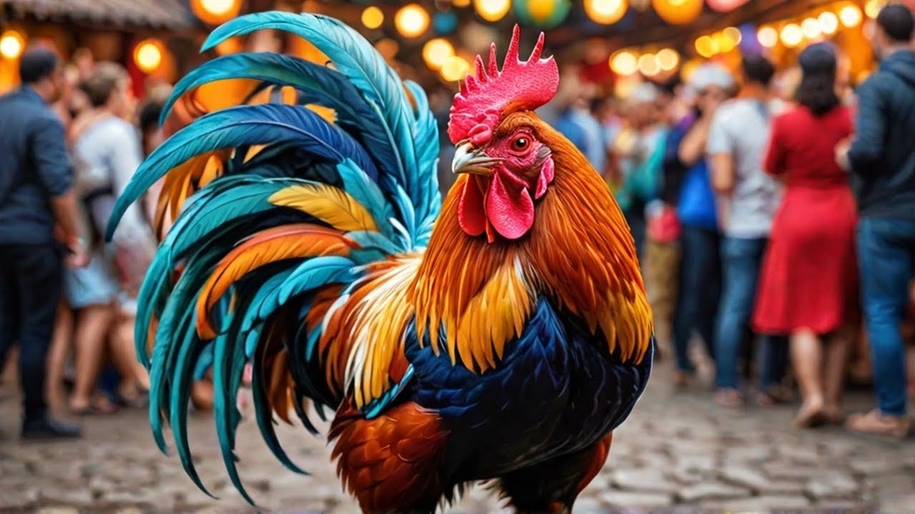 WORLD'S BIGGEST Rooster Fighter Chicken Festival!