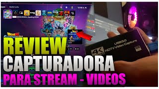 La Mejor Capturadora Economica En Stream 2025 4K 60 Fps Prueba De Rendimiento En Stream Y Videos