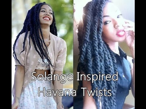 Solange Inspired Invisible Root Marley Twists Natural Hair