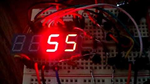 Multiplexing 4 Digit 7-Segment LED Display with Arduino #2