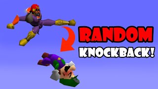 Smash 64 but Knockback is Random