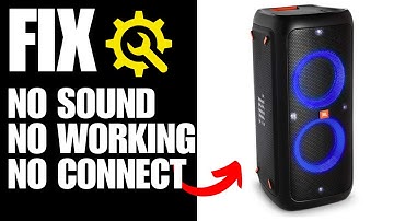 JB PartyBox 1000 No Sound/Not Working/No Connecting - How To Fix