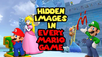 Hidden Images in Every Mario Game