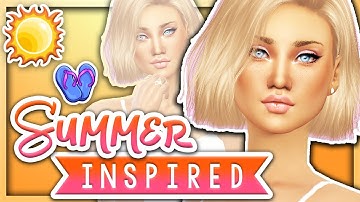 The Sims 4 | CAS | Collab w/ MelSims // Summer Inspired