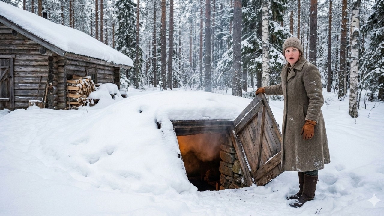 She Built a Shelter Beneath the Woodshed — Until the Coldest Week Shattered Everything