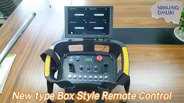 Industrial Sensitive Double Joystick Remote Control 5 Speed Stainless Steel Waterproof