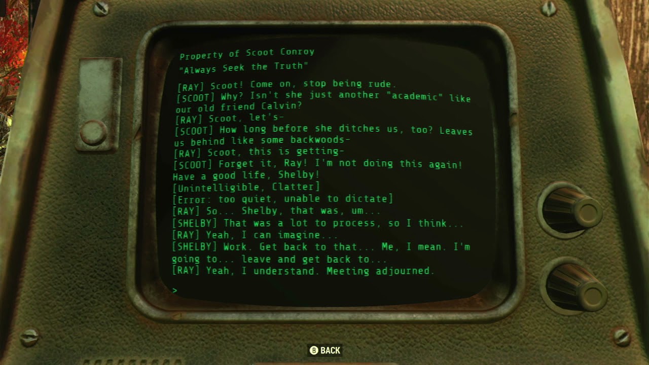 Terminal (Scoot's Shack) Fallout 76 Terminal YouTube