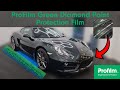 Insane colour changing porsche cayman s  profilm green diamond paint protection film