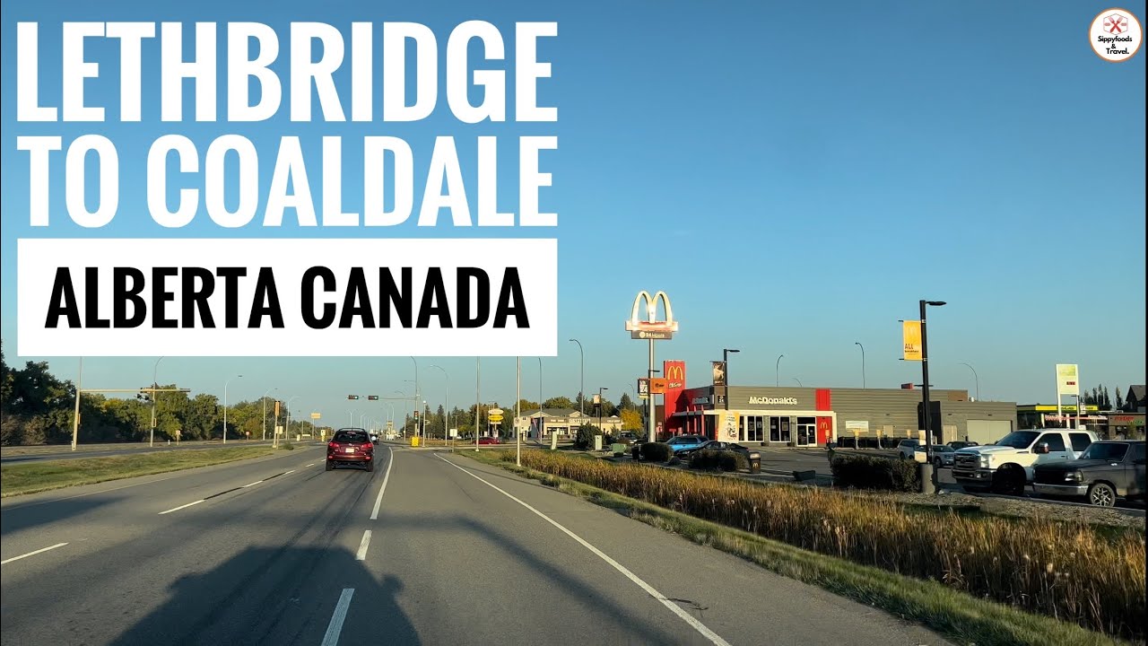 Lethbridge to Coaldale Alberta Canada Coaldale downtown Touring YouTube