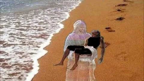 "Footprints In The Sand" - William Blanco May - In...