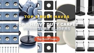 Don't Buy Top 5 Heavy Duty Carpet Furniture Sliders Before Watching This! - 16pcs Chair Leg Square S