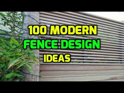 100 Modern Fence Design