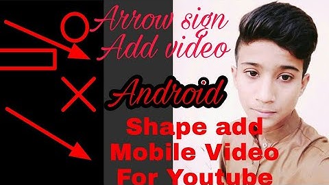 How to make arrow on video with android ! Full tutorial hindi/urdu