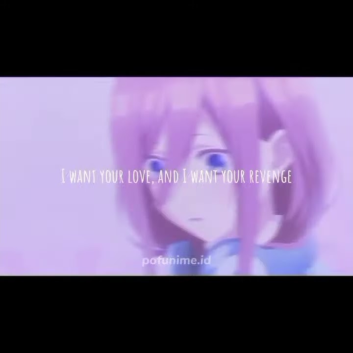 Nakano Miku edit amv || Bad Romance || Story Wa 30 detik